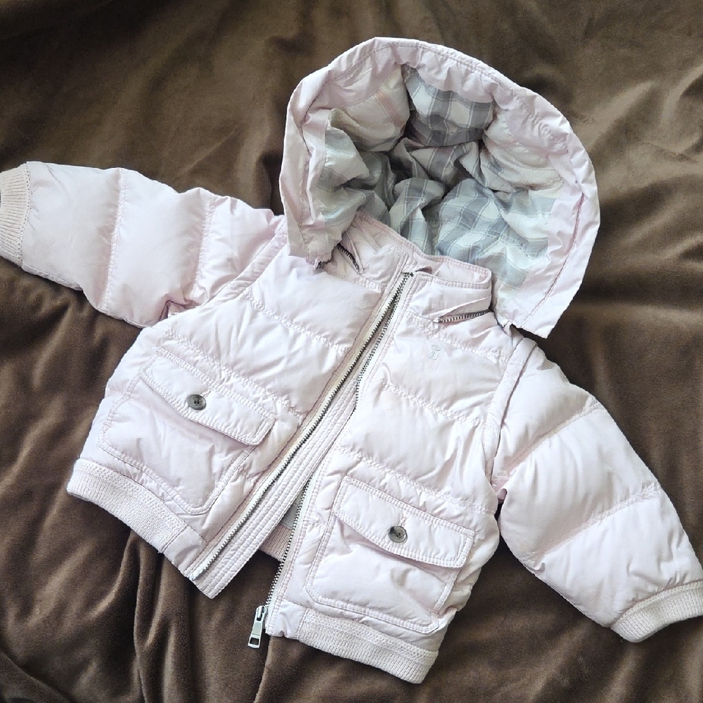 Burberry Children's Pink and Gray Jacket